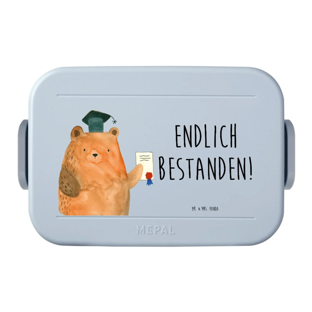 MEPAL Bentobox Bär Prüfung Motiv Lunchbox, Bentobox, Brotdose, Bär, Teddy, Teddybär, Prüfung bestanden, Abschluss, Abitur, Abschlusszeugnis, Prüfungen, Zeugnis