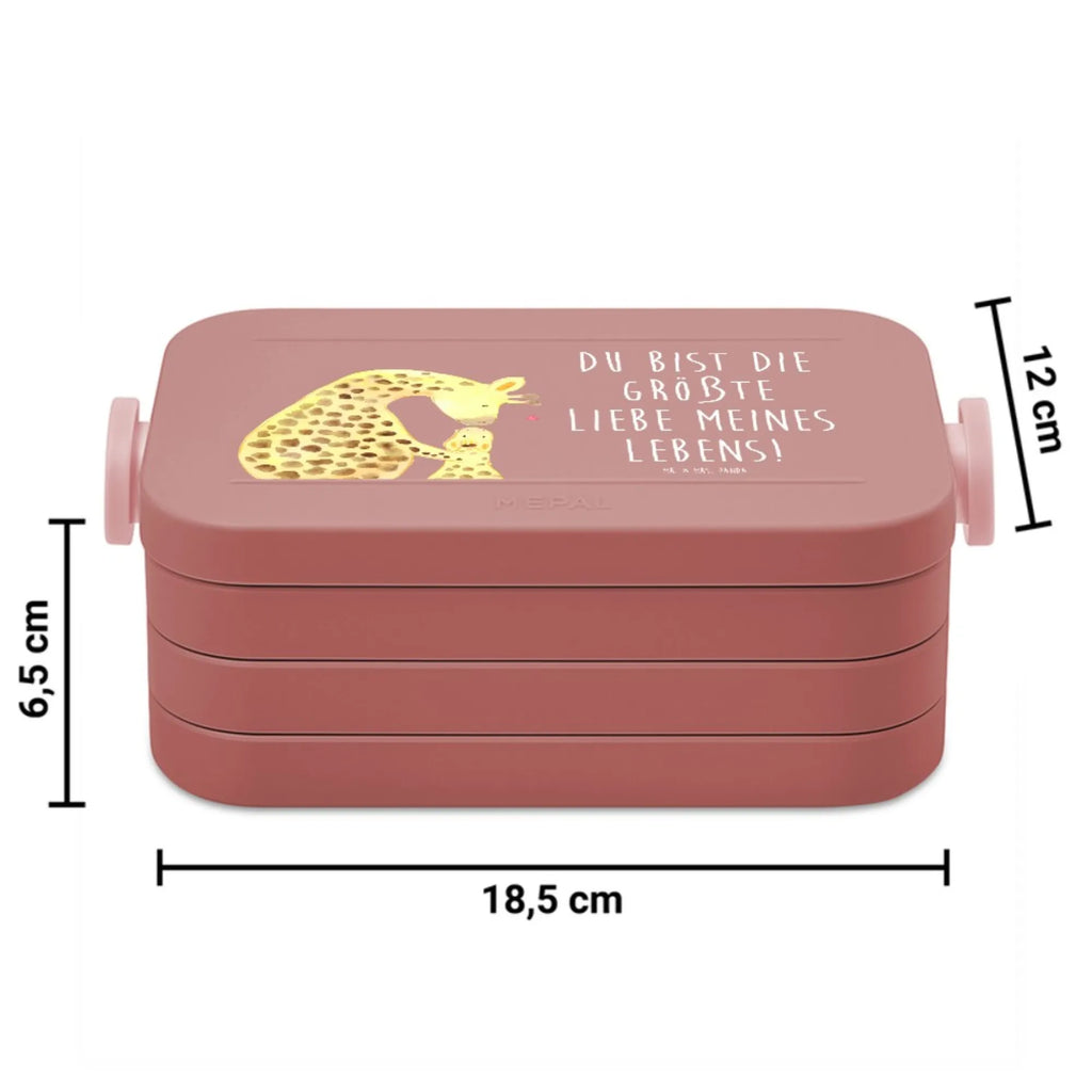 MEPAL Bentobox Giraffe Kind Motiv Bentobox, Brotdose, Lunchbox, Afrika, Wildtiere, Tochter, Mutter, Sohn, Kind, Giraffe, Lieblingsmensch, Mama