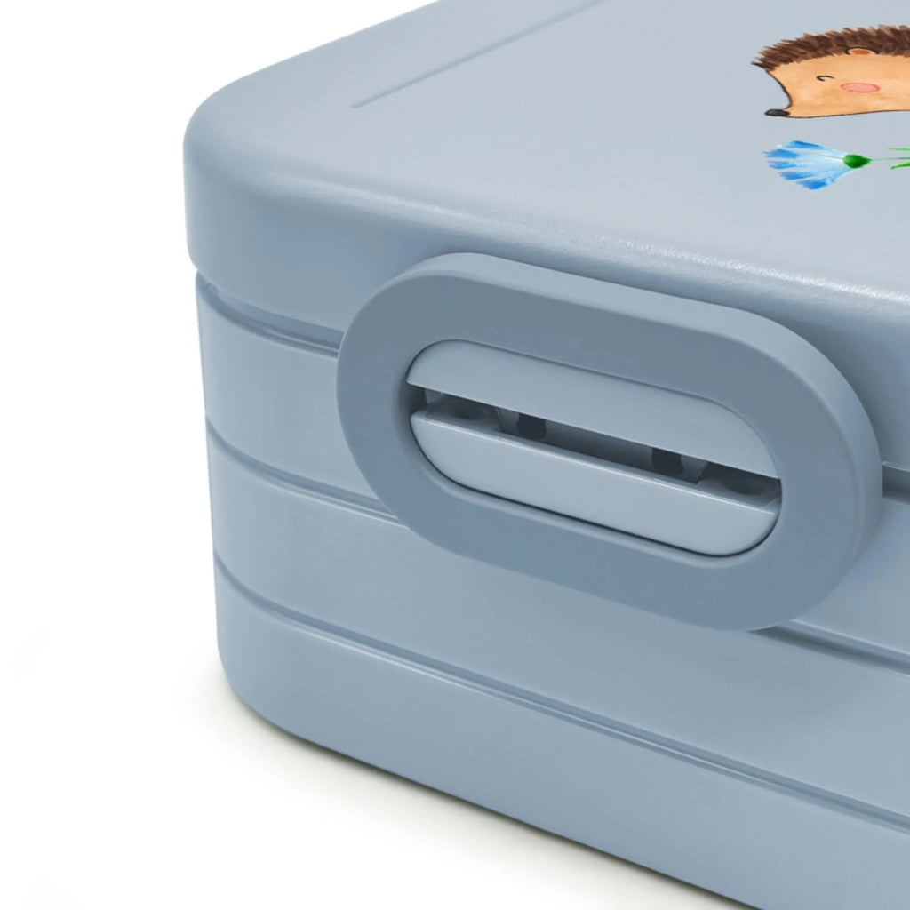 MEPAL Bentobox Igel Blumen Motiv Brotdose, Lunchbox, Bentobox, Tiermotive, Gute Laune, lustige Sprüche, Tiere, Krankenhaus, Gute Besserung, Besuch, Genesungswünsche, Krankheit, krank, Igel