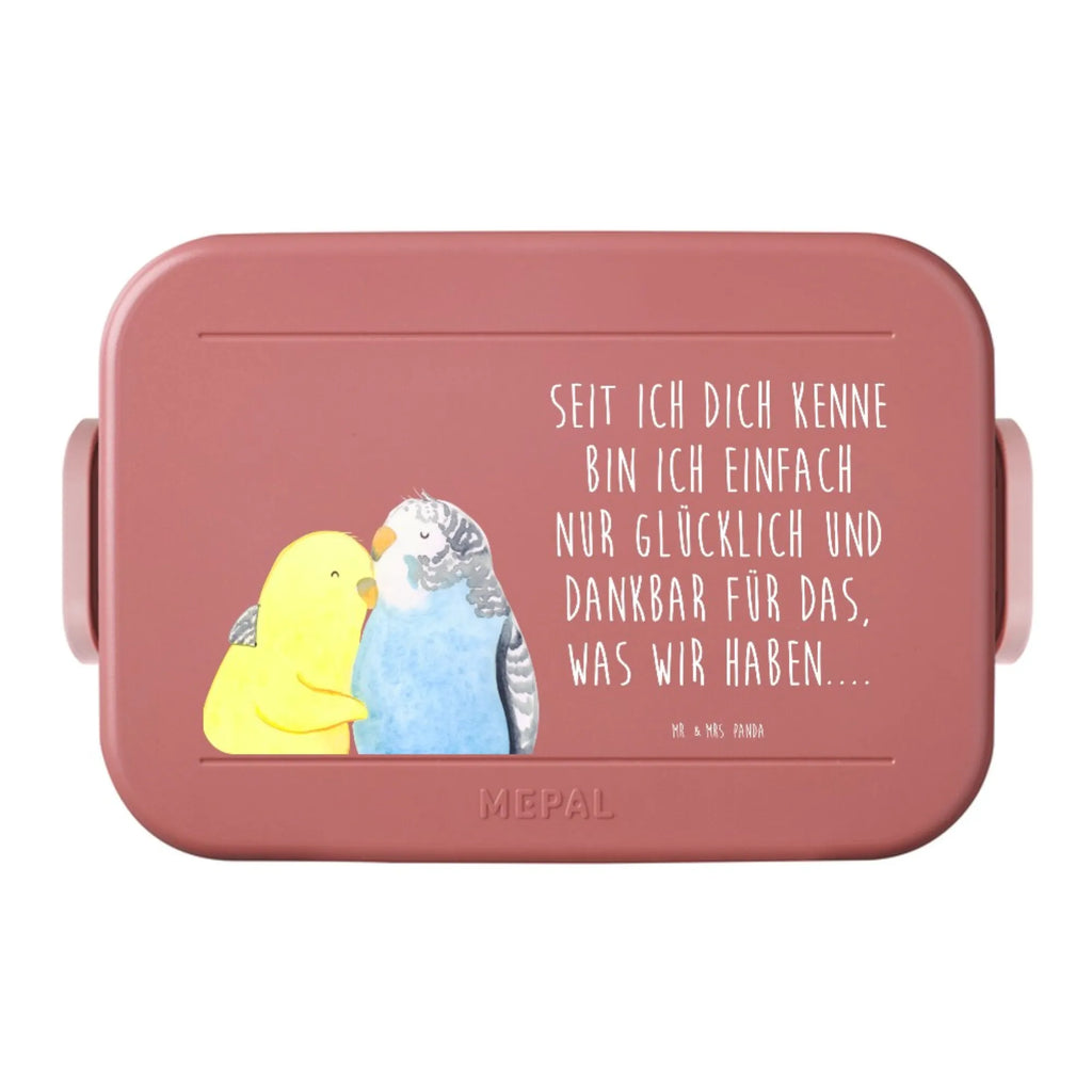 MEPAL Bentobox Wellensittich Liebe Motiv Brotdose, Bentobox, Lunchbox, Liebe, Partner, Freund, Freundin, Ehemann, Ehefrau, Heiraten, Verlobung, Heiratsantrag, Liebesgeschenk, Jahrestag, Hocheitstag, Vertrauen, Kuscheln, Wellensittich, Vögel, Nähe