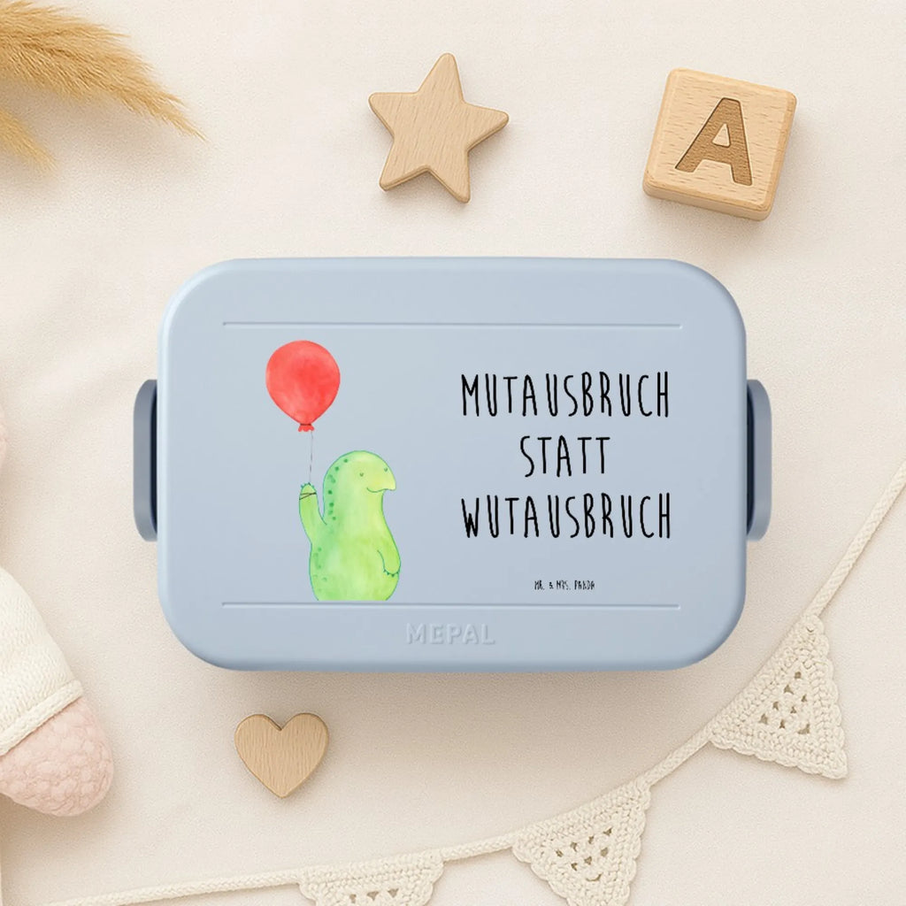 MEPAL Bentobox Schildkröte Luftballon Motiv Brotdose, Lunchbox, Bentobox, Schildkröte, Mutausbruch, Motivationsspruch, Motivation, Schildkröten