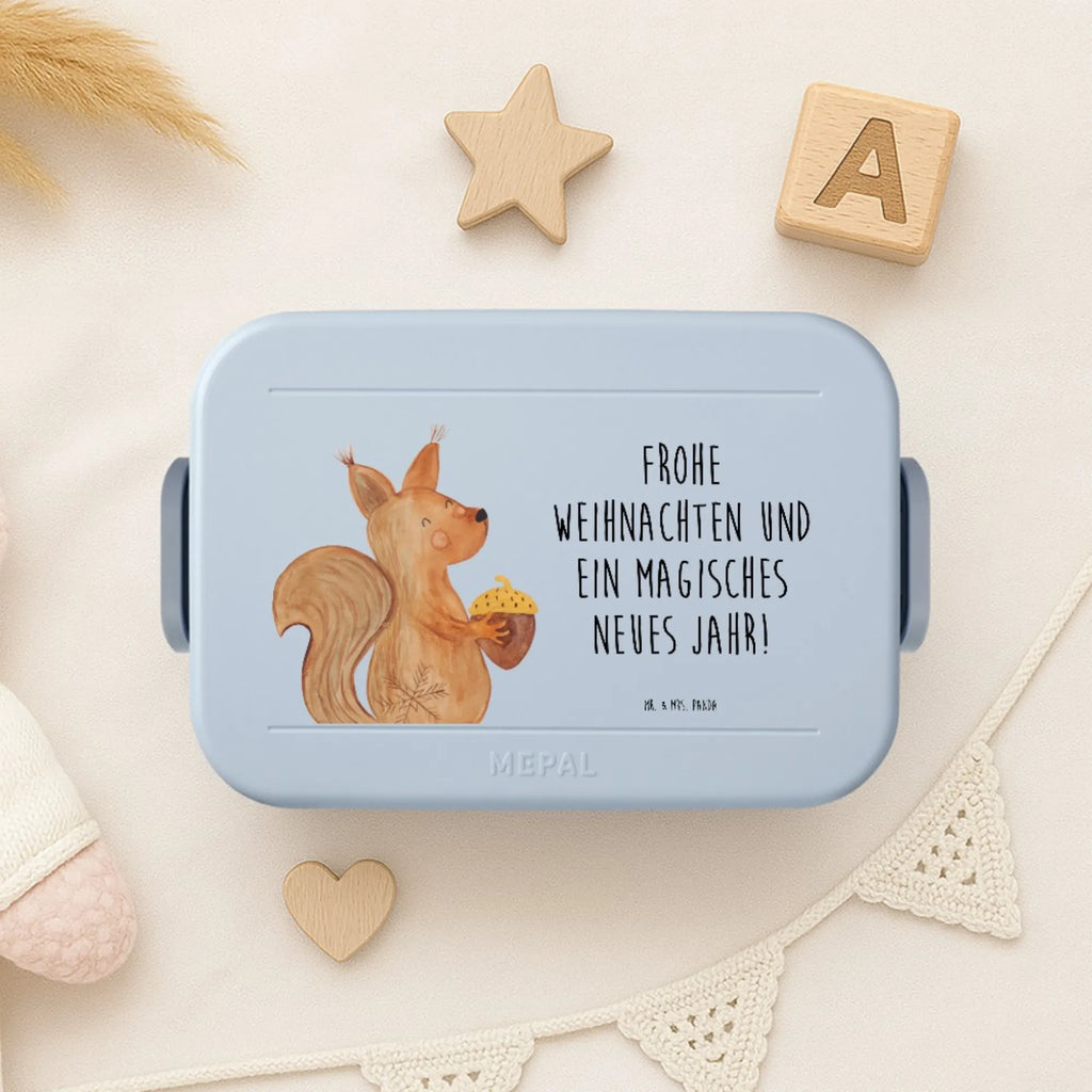 MEPAL Bentobox Eichhörnchen Weihnachten Motiv Bentobox, Lunchbox, Brotdose, Winter, Weihnachten, Weihnachtsdeko, Nikolaus, Advent, Heiligabend, Wintermotiv, Frohe Weihnachten, Weihnachtsgruß, Weihnachtsmotiv, Guten Rutsch, Frohes neues Jahr, Neujahr, Vogel