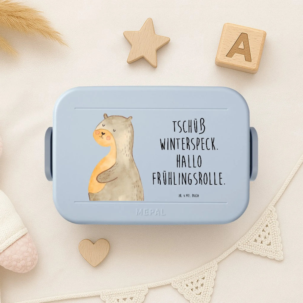 MEPAL Bentobox Otter Bauch Motiv Lunchbox, Bentobox, Brotdose, Otter, Fischotter, Seeotter, Otter Seeotter See Otter