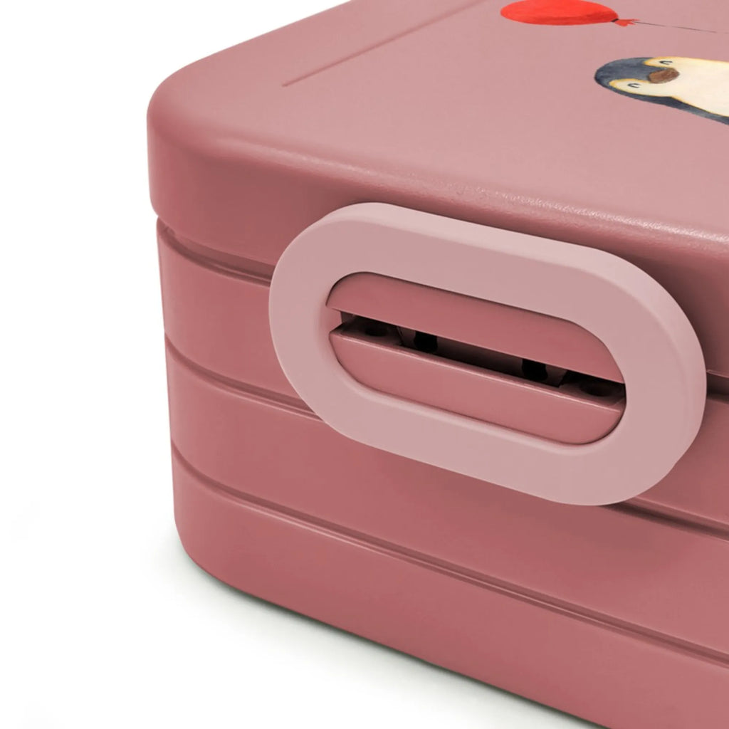 MEPAL Bentobox Pinguin Luftballon Motiv Brotdose, Lunchbox, Bentobox, Pinguin, neues Leben, Geschenk Freundin, Glück, Liebe, Lebenslust, Pinguine, Luftballon, Neustart, Tagträume, Geschenkidee, Motivation, beste Freundin