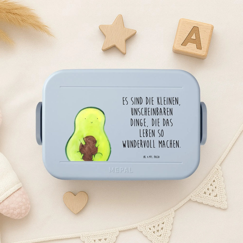MEPAL Bentobox Avocado Kern Motiv Bentobox, Brotdose, Lunchbox, Avocado, Veggie, Vegan, Gesund, Pflanze, Avokado, Spruch Leben, Avocadokern, Kern