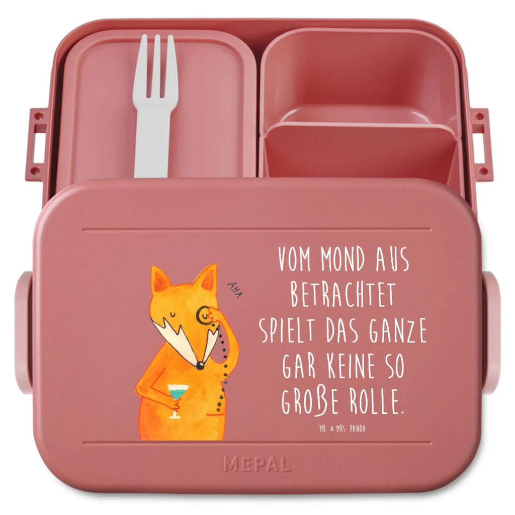 MEPAL Bentobox Fuchs Lord Motiv Bentobox, Brotdose, Lunchbox, Fuchs, Problemlösung, Füchse, Spruch lustig, tröstende Worte, Motivation Spruch, Liebeskummer Geschenk