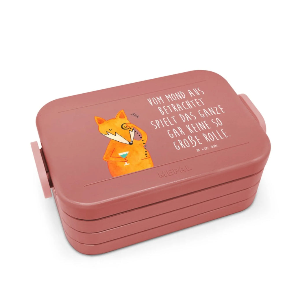 MEPAL Bentobox Fuchs Lord Motiv Bentobox, Brotdose, Lunchbox, Fuchs, Problemlösung, Füchse, Spruch lustig, tröstende Worte, Motivation Spruch, Liebeskummer Geschenk
