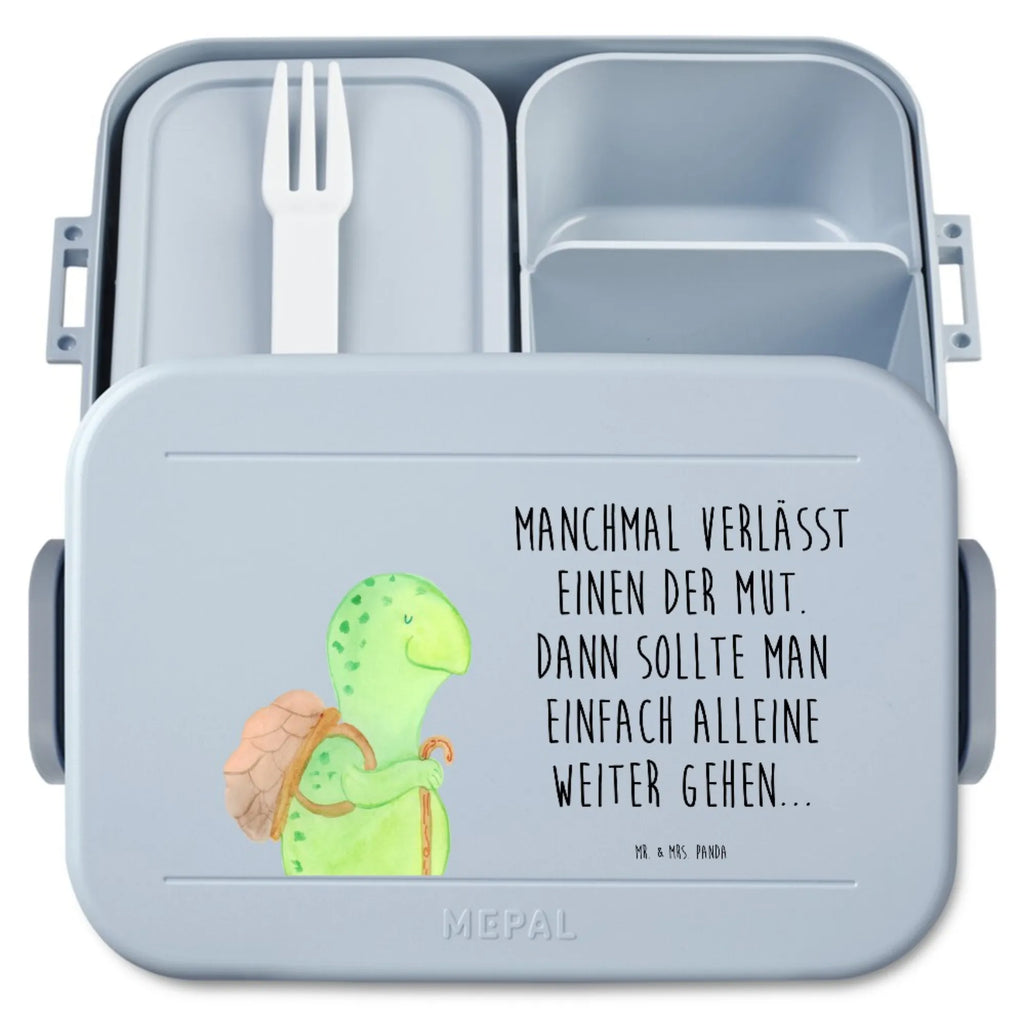 MEPAL Bentobox Schildkröte Wanderer Motiv Bentobox, Brotdose, Lunchbox, Schildkröte, Schildkröten, Motivationssprüche, Neuanfang, Motivationsspruch, Motivation