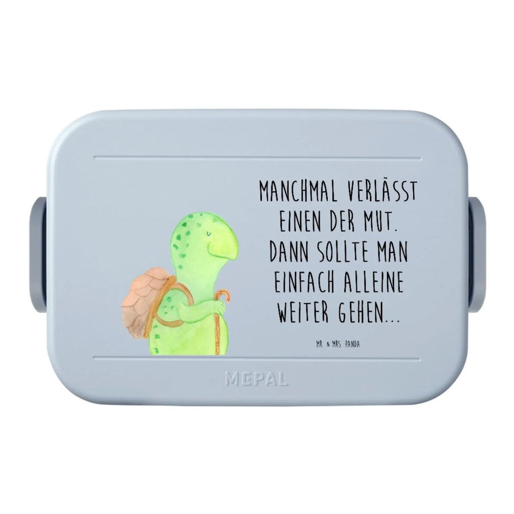 MEPAL Bentobox Schildkröte Wanderer Motiv Bentobox, Brotdose, Lunchbox, Schildkröte, Schildkröten, Motivationssprüche, Neuanfang, Motivationsspruch, Motivation