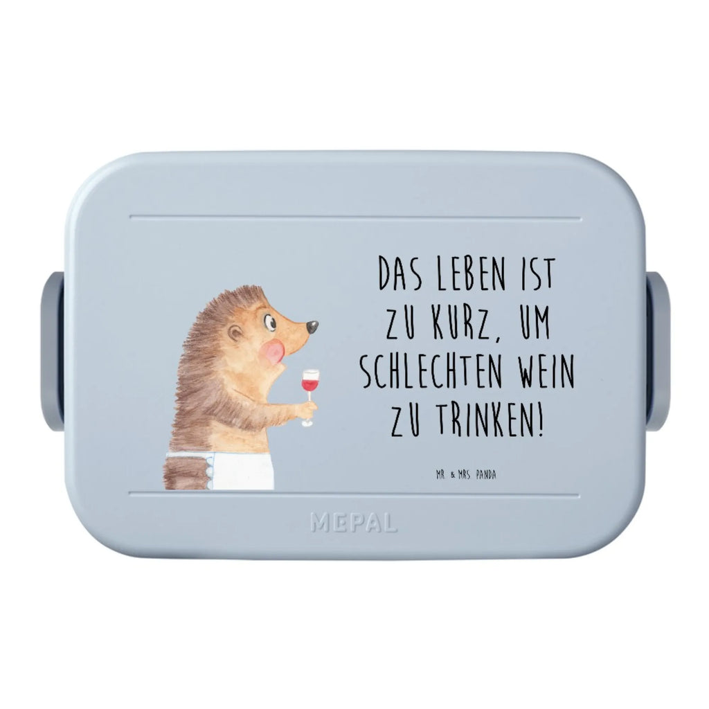 MEPAL Bentobox Igel Wein Motiv Lunchbox, Bentobox, Brotdose, Tiermotive, Gute Laune, lustige Sprüche, Tiere, Geschenk Weintrinker, Rotwein, Weinglas, Geschenk Weinliebhaber, Wein trinken, Wein Deko, Igel, Wein Spruch, Weißwein