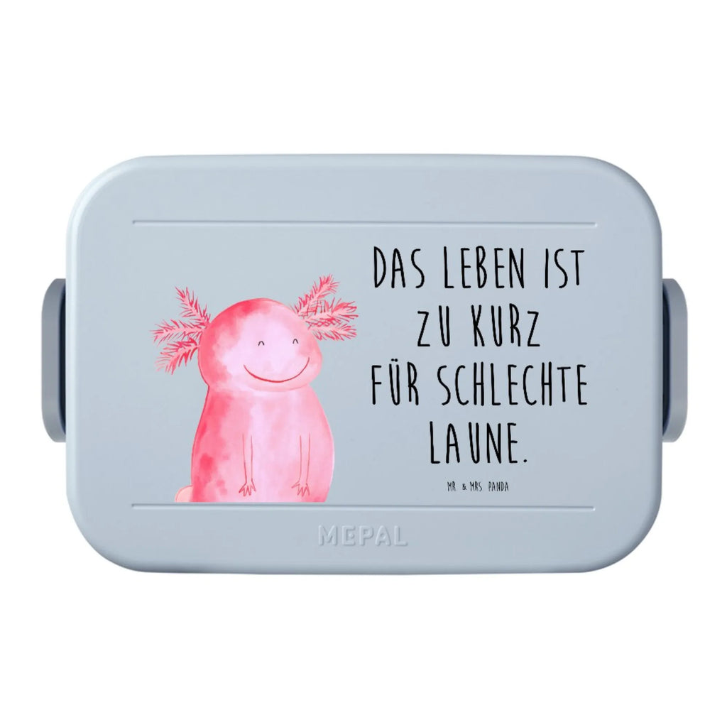 MEPAL Bentobox Axolotl Glücklich Motiv Brotdose, Lunchbox, Bentobox, Axolotl, Molch, gute Laune, Axolot, Schwanzlurch, Motivation, Lurche, Lurch