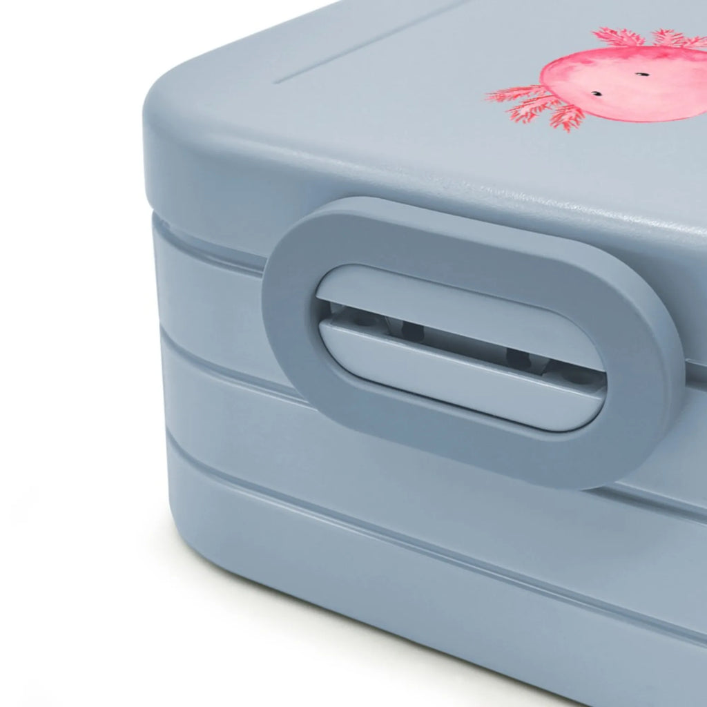 MEPAL Bentobox Axolotl Niedlich Motiv Bentobox, Brotdose, Lunchbox, Axolotl, Molch, Lebensstil, Freundin, Axolot, Lebensweisheit, Weisheit, fröhlich, vergnügt, Liebe, zufrieden