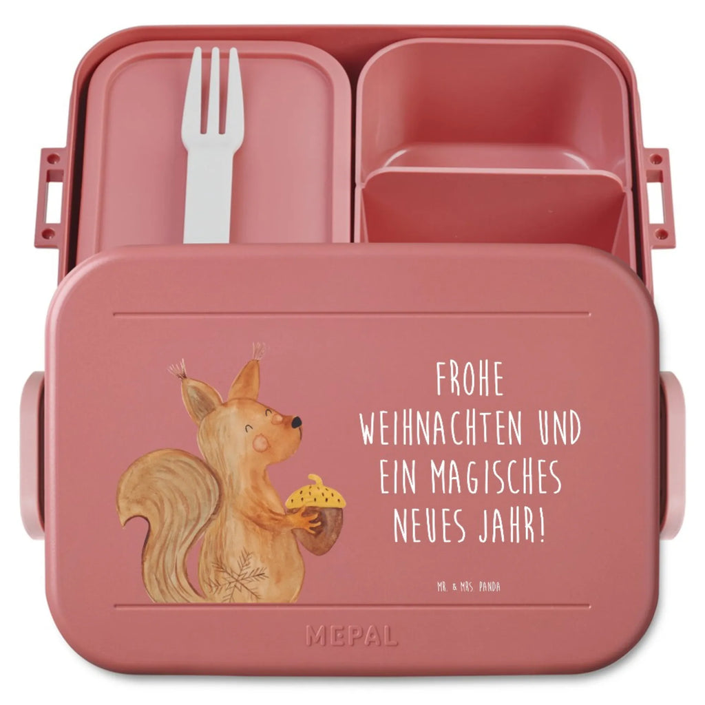 MEPAL Bentobox Eichhörnchen Weihnachten Motiv Bentobox, Lunchbox, Brotdose, Winter, Weihnachten, Weihnachtsdeko, Nikolaus, Advent, Heiligabend, Wintermotiv, Frohe Weihnachten, Weihnachtsgruß, Weihnachtsmotiv, Guten Rutsch, Frohes neues Jahr, Neujahr, Vogel