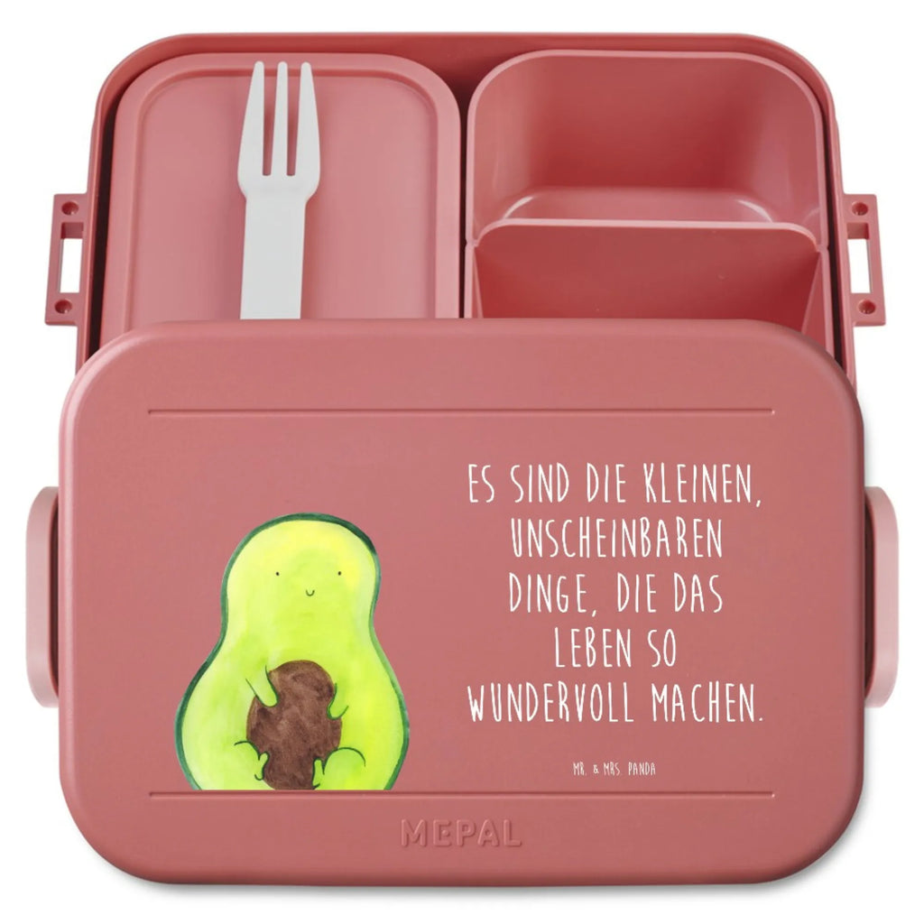 MEPAL Bentobox Avocado Kern Motiv Bentobox, Brotdose, Lunchbox, Avocado, Veggie, Vegan, Gesund, Pflanze, Avokado, Spruch Leben, Avocadokern, Kern