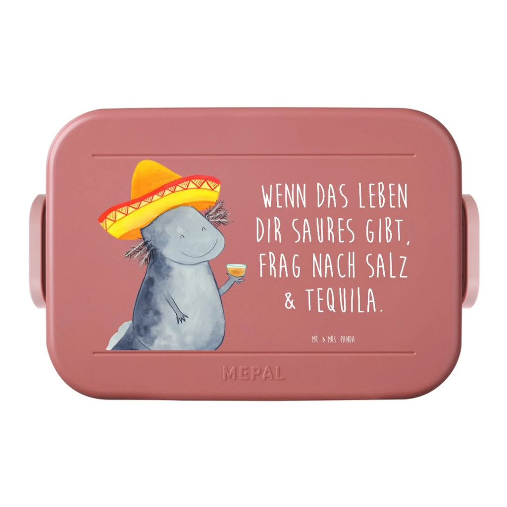 MEPAL Bentobox Axolotl Tequila Motiv Brotdose, Lunchbox, Bentobox, Axolotl, Molch, Schwanzlurch, Sombrero, Lurche, Motivation, Feuerdrache, Axolot, Mexico, Spruch, Zitrone, Feuersalamander, Tequila, Lurch, Mexiko