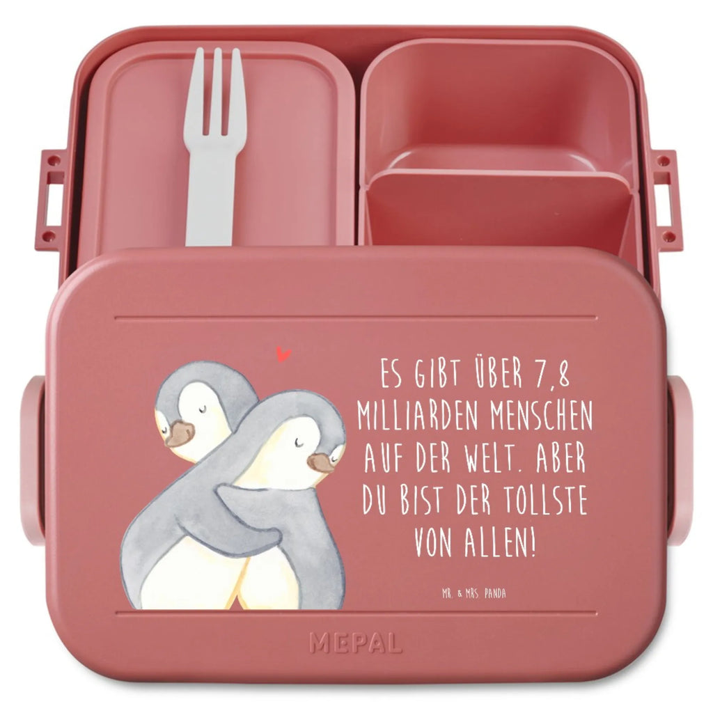 MEPAL Bentobox Pinguine Kuscheln Motiv Brotdose, Bentobox, Lunchbox, Liebe, Partner, Freund, Freundin, Ehemann, Ehefrau, Heiraten, Verlobung, Heiratsantrag, Liebesgeschenk, Jahrestag, Hocheitstag, Valentinstag, Hochzeitstag, Liebesbeweis, für Ehemann, für Männer, Mitbringsel, Geschenk für Freundin, Geschenk für Frauen, Geschenk für Partner