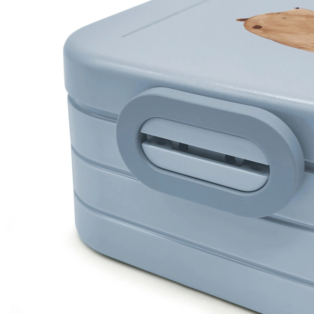 MEPAL Bentobox Bär Schulterblick Motiv Bentobox, Lunchbox, Brotdose, Bär, Teddy, Teddybär, Motivation, Bären, Selbstachtung, Weltansicht, Bärenliebe, Weisheit