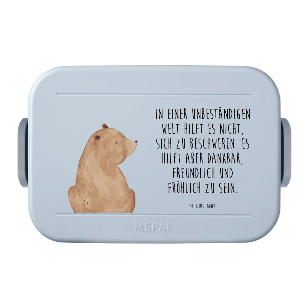MEPAL Bentobox Bär Schulterblick Motiv Bentobox, Lunchbox, Brotdose, Bär, Teddy, Teddybär, Motivation, Bären, Selbstachtung, Weltansicht, Bärenliebe, Weisheit