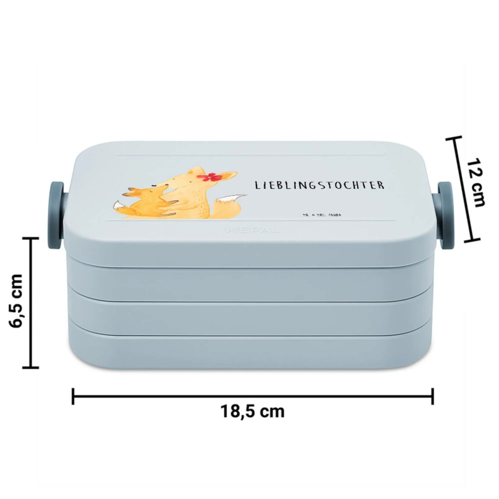MEPAL Bentobox Fuchs Mama Motiv Brotdose, Lunchbox, Bentobox, Familie, Vatertag, Muttertag, Bruder, Schwester, Mama, Papa, Oma, Opa, Mutter, Geschenk, Lieblingstochter, Beste Tochter, Tochter