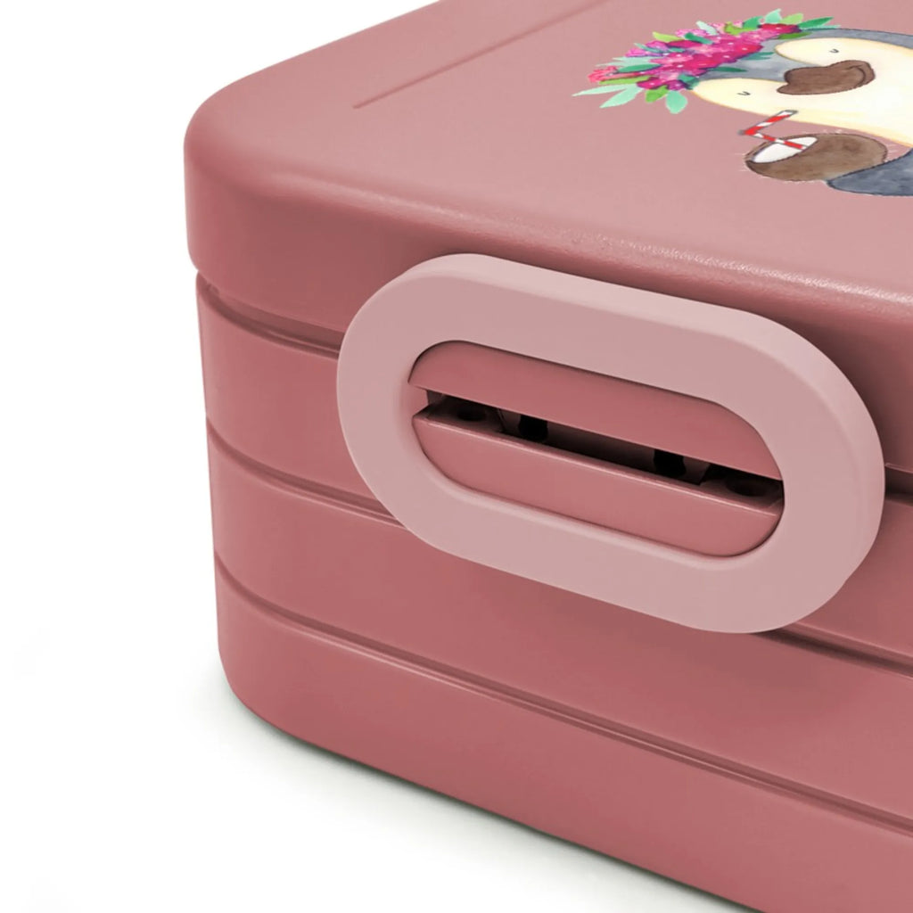 MEPAL Bentobox Pinguin Kokosnuss Motiv Brotdose, Bentobox, Lunchbox, Pinguin, Aloha, Pinguine, Urlaub, Hawaii, Kokosnuss