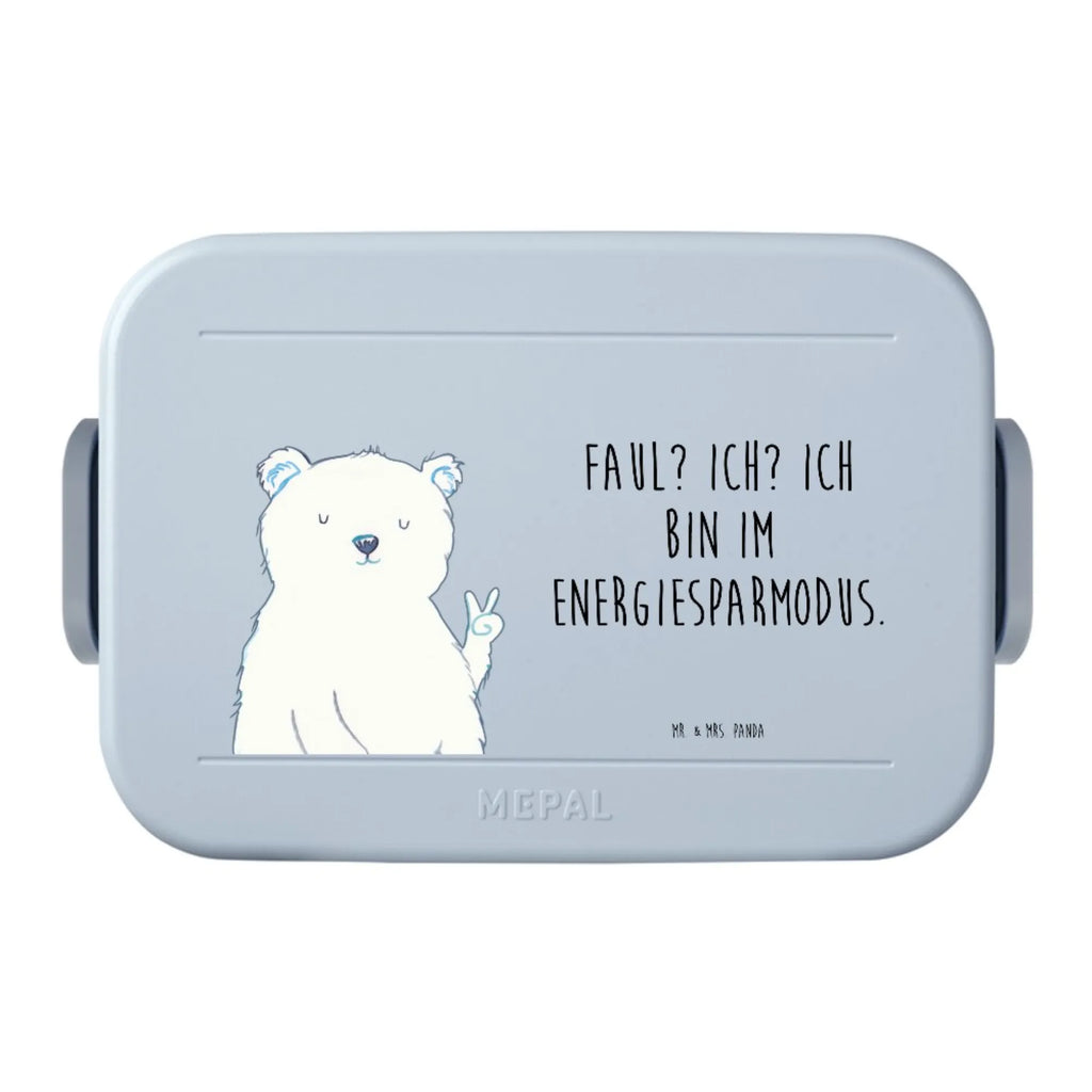 MEPAL Bentobox Eisbär Faul Motiv Lunchbox, Brotdose, Bentobox, Bär, Teddy, Teddybär, Relaxen, Nordpol, Arbeitsplatz, Faul, Arbeit, Büro, Homeoffice, Bürojob, Entspannen, Eisbär