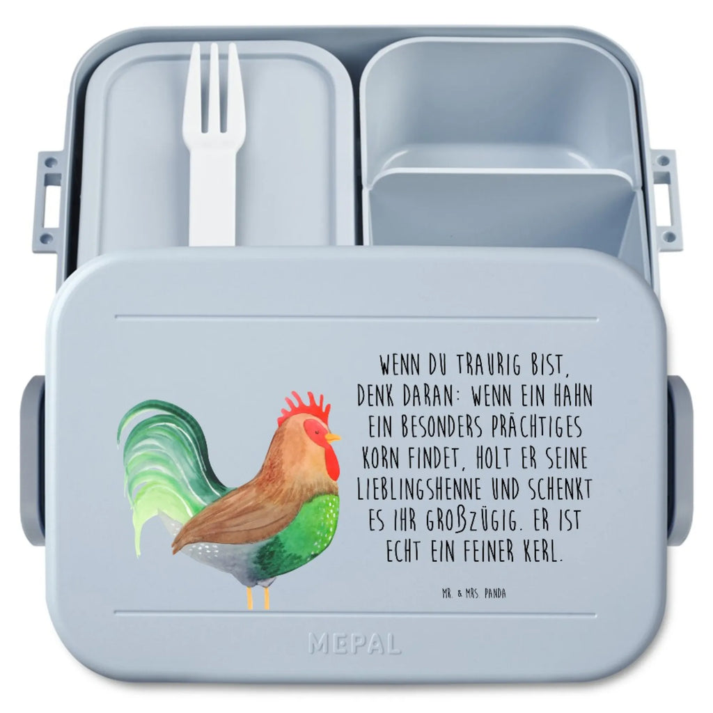 MEPAL Bentobox Hahn Korn Motiv Bentobox, Brotdose, Lunchbox, Bauernhof, Hoftiere, Landwirt, Landwirtin, Hahn, Eier, Korn, Natur, Henne