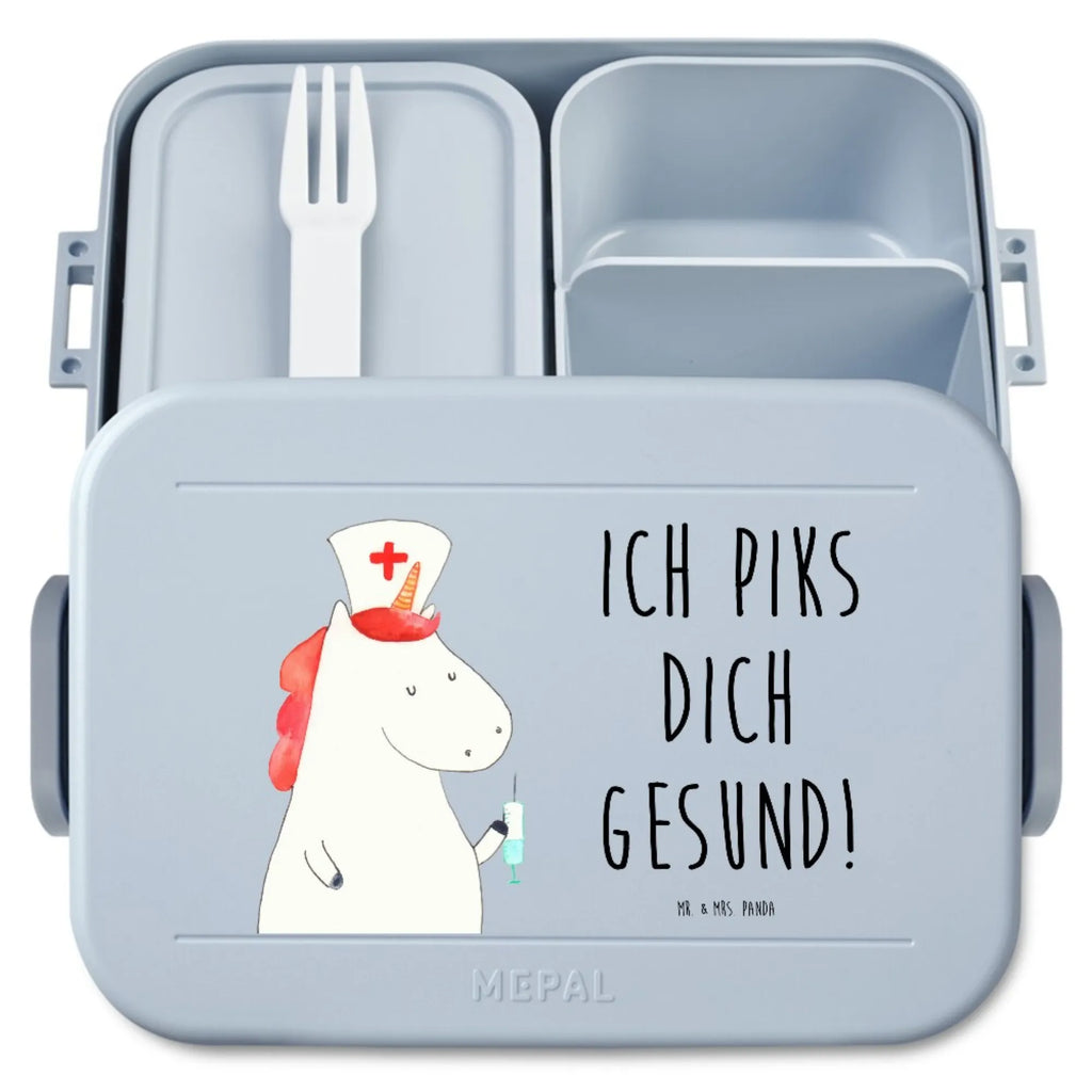 MEPAL Bentobox Einhorn Krankenschwester Motiv Lunchbox, Bentobox, Brotdose, Einhorn, Einhörner, Einhorn Deko, Unicorn, Krankenpfleger Geschenk, Krankenschwester Dankeschön, Krankenschwester Geschenk, Krankenhaus, Krankenpflegerin, Ärztin Geschenk