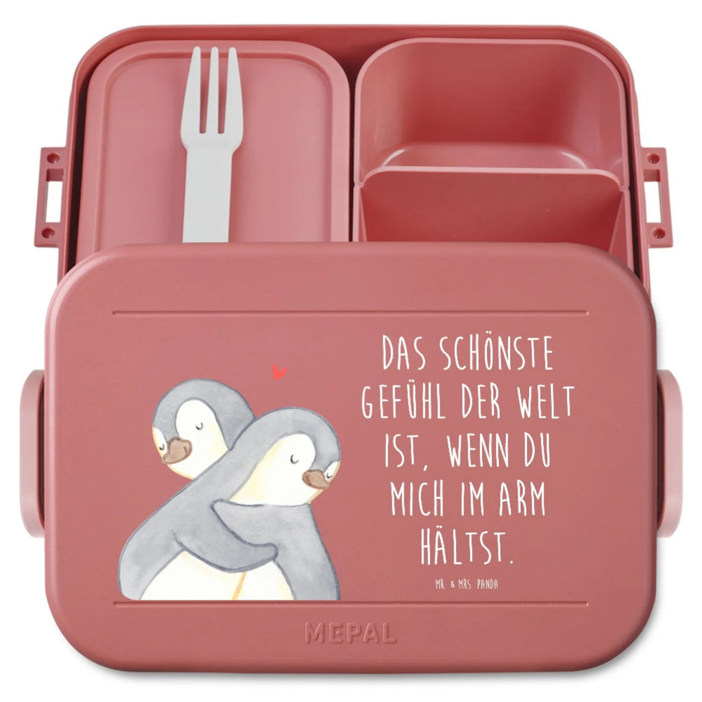 MEPAL Bentobox Pinguine Kuscheln Motiv Brotdose, Bentobox, Lunchbox, Liebe, Partner, Freund, Freundin, Ehemann, Ehefrau, Heiraten, Verlobung, Heiratsantrag, Liebesgeschenk, Jahrestag, Hocheitstag, Mitbringsel, Geschenk für Freundin, Geschenk für Partner, Valentinstag, Liebesbeweis, für Männer, für Ehemann, Geschenk für Frauen, Hochzeitstag
