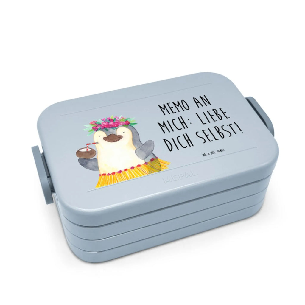 MEPAL Bentobox Pinguin Kokosnuss Motiv Brotdose, Bentobox, Lunchbox, Pinguin, Aloha, Pinguine, Urlaub, Hawaii, Kokosnuss
