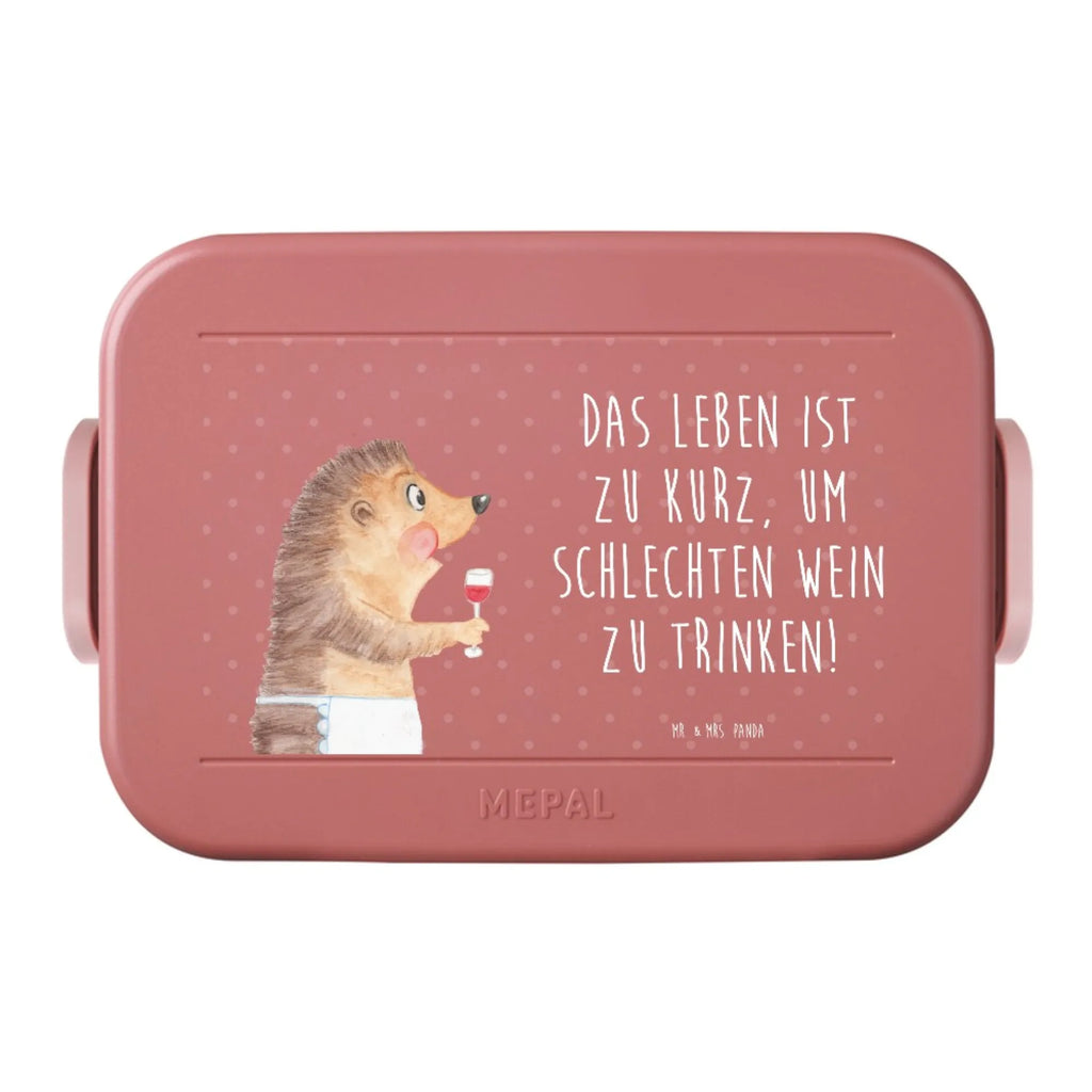 MEPAL Bentobox Igel Wein Motiv Lunchbox, Bentobox, Brotdose, Tiermotive, Gute Laune, lustige Sprüche, Tiere, Geschenk Weintrinker, Rotwein, Weinglas, Geschenk Weinliebhaber, Wein trinken, Wein Deko, Igel, Wein Spruch, Weißwein