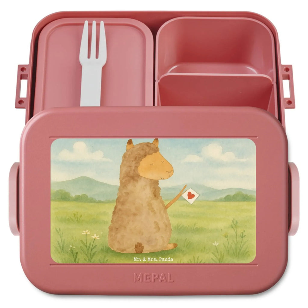 MEPAL Bentobox Alpaka Fahne Design Brotdose, Lunchbox, Bentobox, Alpaka, Lama, Liebe, Lamas, Alpakas