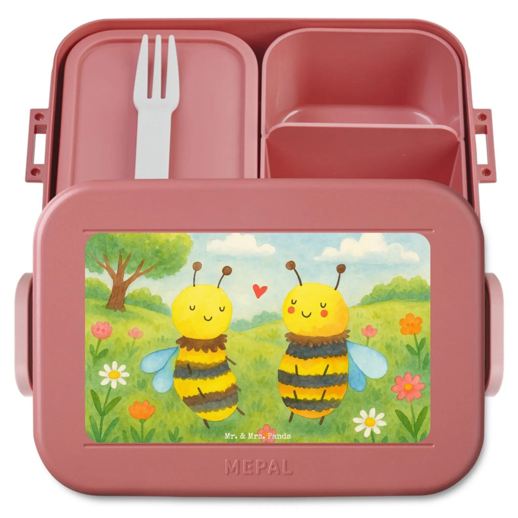 MEPAL Bentobox Biene Verliebt Design Brotdose, Lunchbox, Bentobox, Biene, Wespe, Hummel