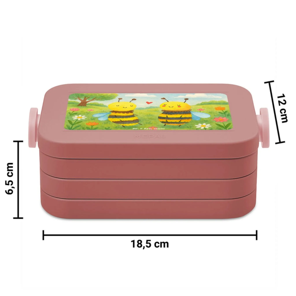 MEPAL Bentobox Biene Verliebt Design Brotdose, Lunchbox, Bentobox, Biene, Wespe, Hummel