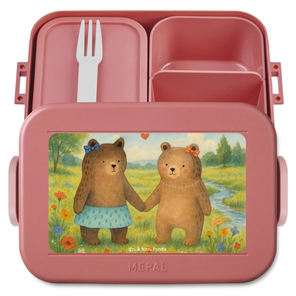 MEPAL Bentobox Bär Freundin Design Lunchbox, Bentobox, Brotdose, Bär, Teddy, Teddybär, Bär Freundin Beste Freund Liebe Liebesbeweis Verliebt Kumpel Kumpeliene
