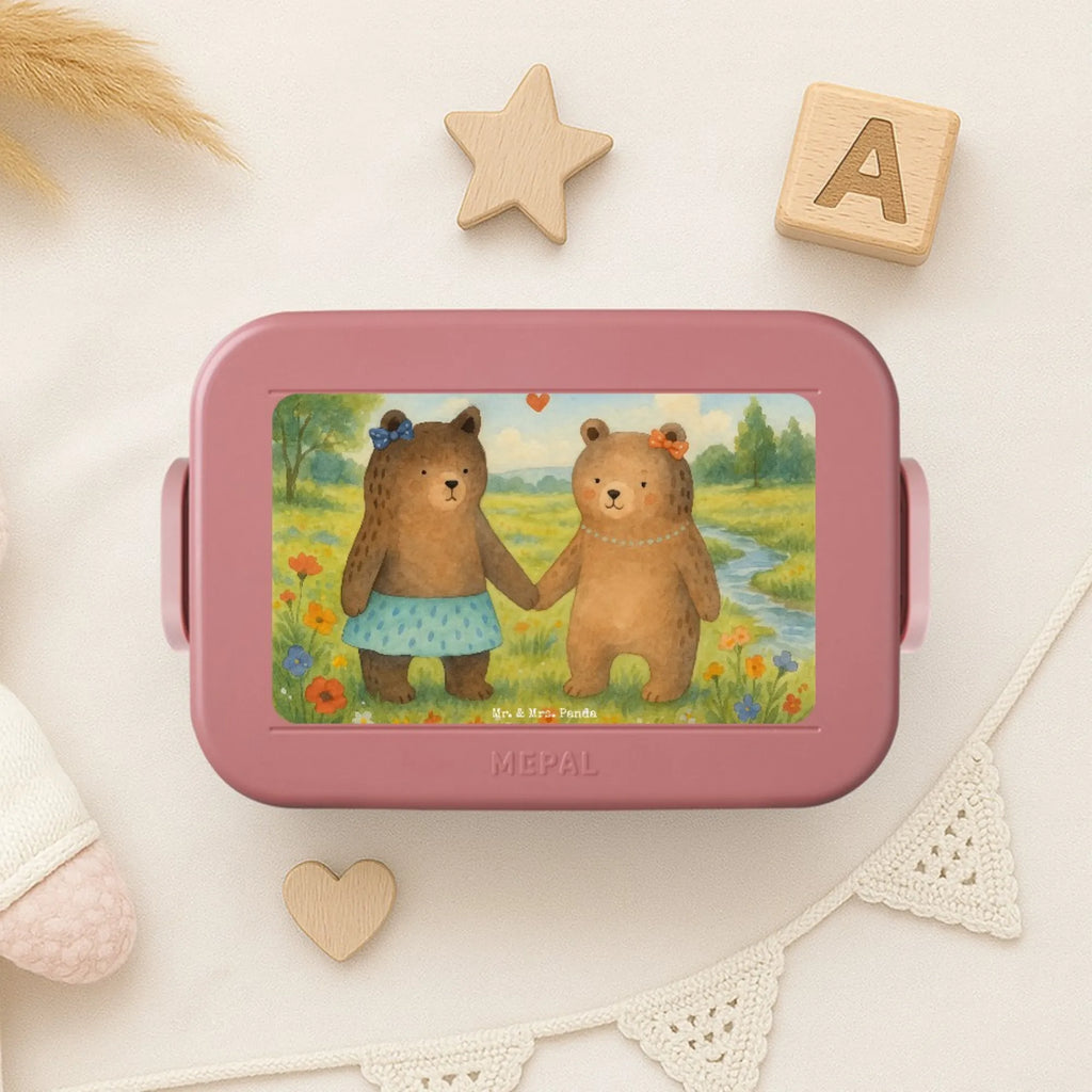 MEPAL Bentobox Bär Freundin Design Lunchbox, Bentobox, Brotdose, Bär, Teddy, Teddybär, Bär Freundin Beste Freund Liebe Liebesbeweis Verliebt Kumpel Kumpeliene
