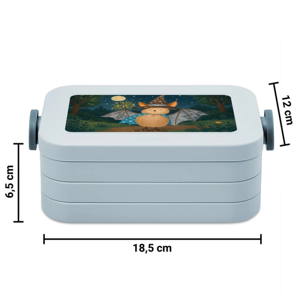 MEPAL Bentobox Fledermaus Zauberer Design Lunchbox, Brotdose, Bentobox, Tiermotive, Gute Laune, lustige Sprüche, Tiere, Magier, reinsteigern, Frauen, Zauberer, Fledermaus, Fledermäuse