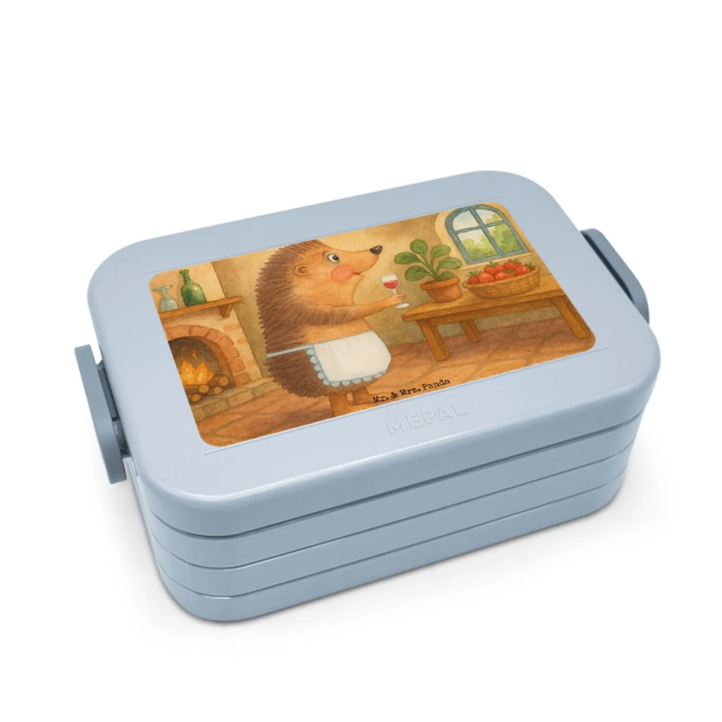 MEPAL Bentobox Igel Wein Design Lunchbox, Bentobox, Brotdose, Tiermotive, Gute Laune, lustige Sprüche, Tiere, Igel, Geschenk Weinliebhaber, Wein Deko, Geschenk Weintrinker, Wein trinken, Weinglas, Weißwein, Wein Spruch, Rotwein