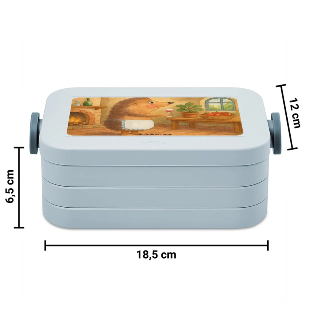 MEPAL Bentobox Igel Wein Design Lunchbox, Bentobox, Brotdose, Tiermotive, Gute Laune, lustige Sprüche, Tiere, Igel, Geschenk Weinliebhaber, Wein Deko, Geschenk Weintrinker, Wein trinken, Weinglas, Weißwein, Wein Spruch, Rotwein