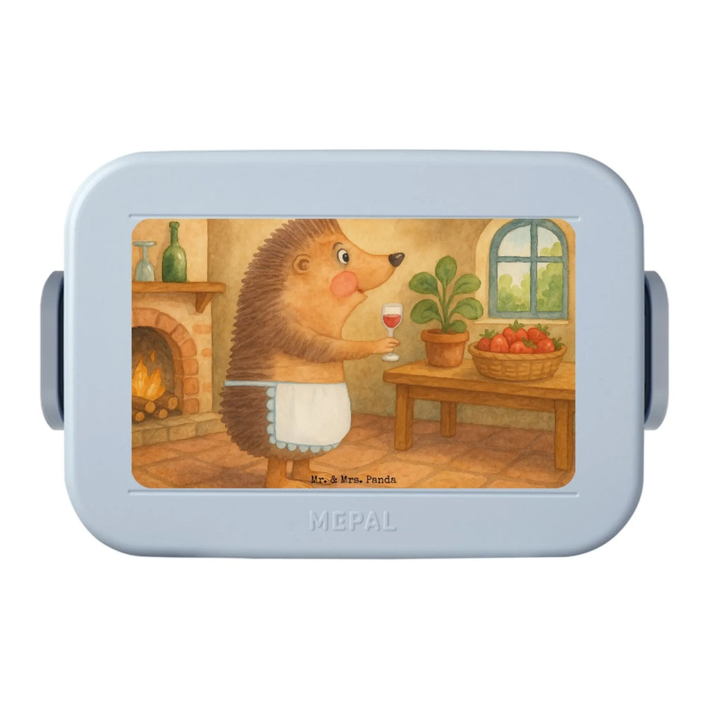 MEPAL Bentobox Igel Wein Design Lunchbox, Bentobox, Brotdose, Tiermotive, Gute Laune, lustige Sprüche, Tiere, Igel, Geschenk Weinliebhaber, Wein Deko, Geschenk Weintrinker, Wein trinken, Weinglas, Weißwein, Wein Spruch, Rotwein