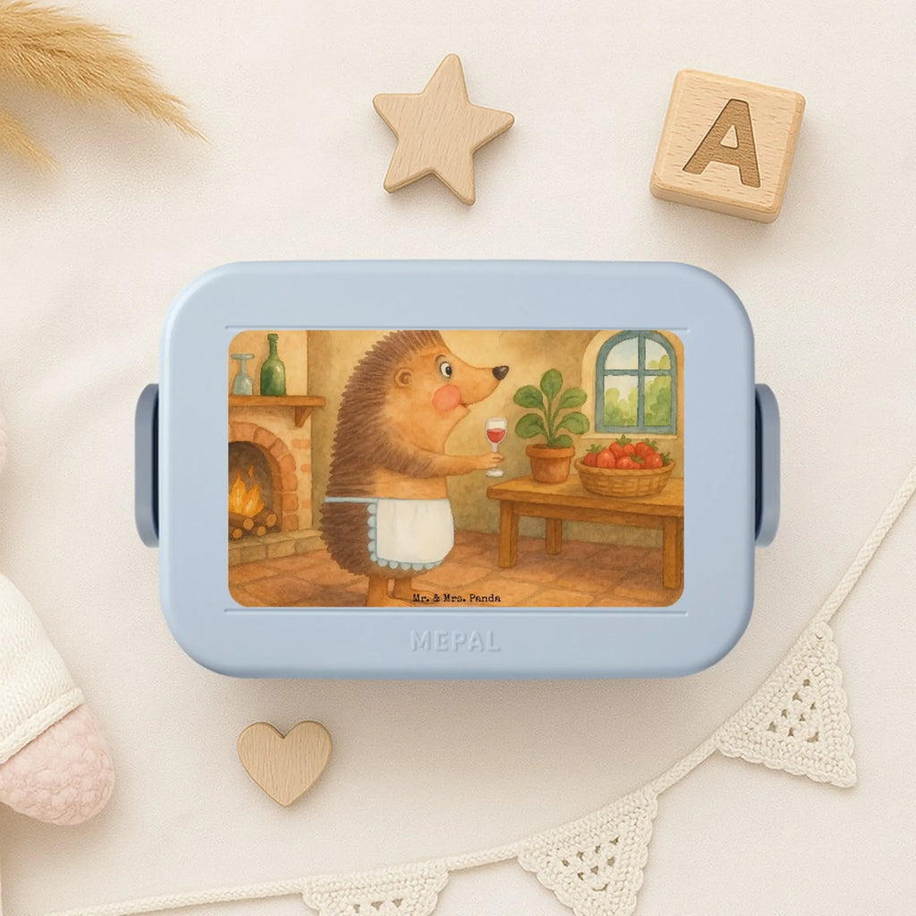 MEPAL Bentobox Igel Wein Design Lunchbox, Bentobox, Brotdose, Tiermotive, Gute Laune, lustige Sprüche, Tiere, Igel, Geschenk Weinliebhaber, Wein Deko, Geschenk Weintrinker, Wein trinken, Weinglas, Weißwein, Wein Spruch, Rotwein