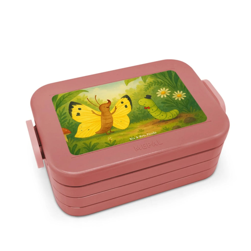 MEPAL Bentobox Raupe Schmetterling Design Lunchbox, Brotdose, Bentobox, Tiermotive, Gute Laune, lustige Sprüche, Tiere, Kokon, Hütchen, Schönheit, Erwachsen werden, Schmetterling, Raupe, Aufwachsen, Hut, Entwicklung, Zitronenfalter