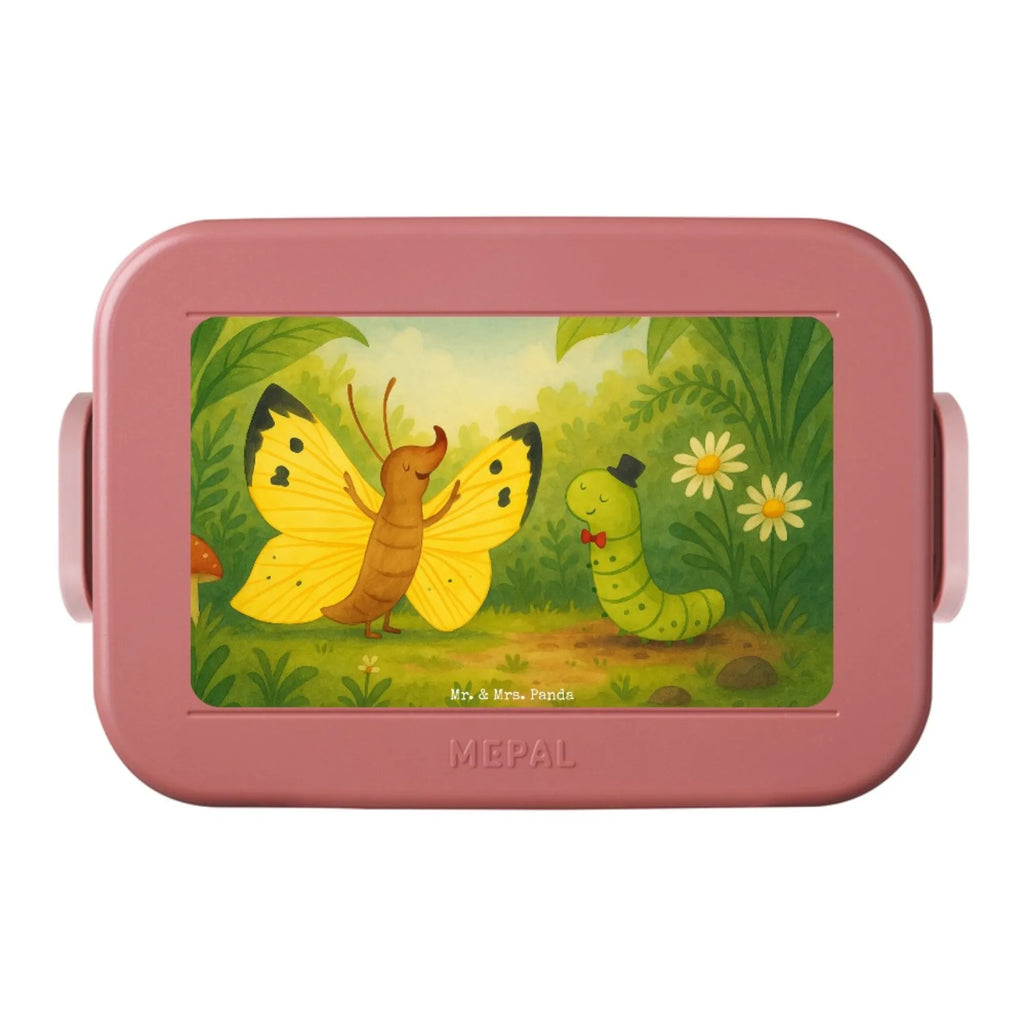 MEPAL Bentobox Raupe Schmetterling Design Lunchbox, Brotdose, Bentobox, Tiermotive, Gute Laune, lustige Sprüche, Tiere, Kokon, Hütchen, Schönheit, Erwachsen werden, Schmetterling, Raupe, Aufwachsen, Hut, Entwicklung, Zitronenfalter