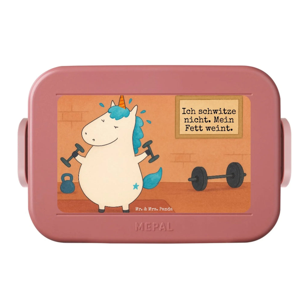 MEPAL Bentobox Einhorn Fitness Design Lunchbox, Bentobox, Brotdose, Einhorn, Einhörner, Einhorn Deko, Unicorn, Abnehmen, Diät, Sixpack, Fitnessstudio, Sport, Gym, Fitness, Pumpen, Geräte