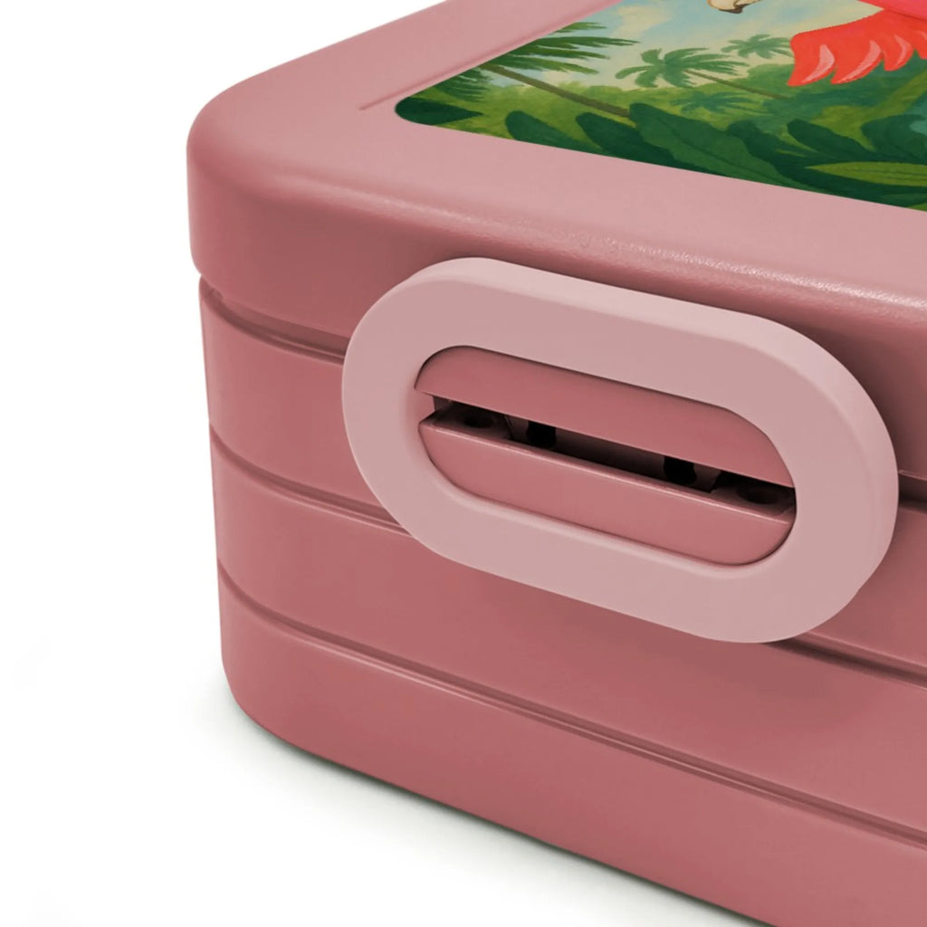 MEPAL Bentobox Flamingo Yoga Design Lunchbox, Bentobox, Brotdose, Flamingo, Achtsamkeit, Yoga-Übung, Vogel, Namaste, Tiefenentspannung, Entspannung, Aufregen, Yoga, Ärger