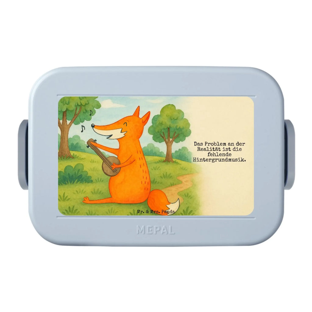 MEPAL Bentobox Fuchs Gitarre Design Brotdose, Lunchbox, Bentobox, Fuchs, Sänger, Musikerin, Geschenk Musiker, Sängerin, Musik Spruch, Gitarre, Füchse