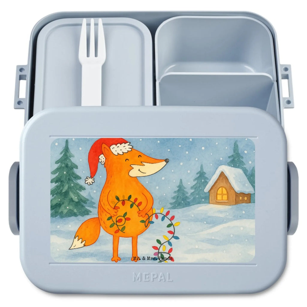 MEPAL Bentobox Fuchs Weihnachten Design Bentobox, Brotdose, Lunchbox, Winter, Weihnachten, Weihnachtsdeko, Nikolaus, Advent, Heiligabend, Wintermotiv, Weihnachtsmann, Fuchs, Weihnachtszeit, Geschenk Weihnachten, Füchse, Spruch schön