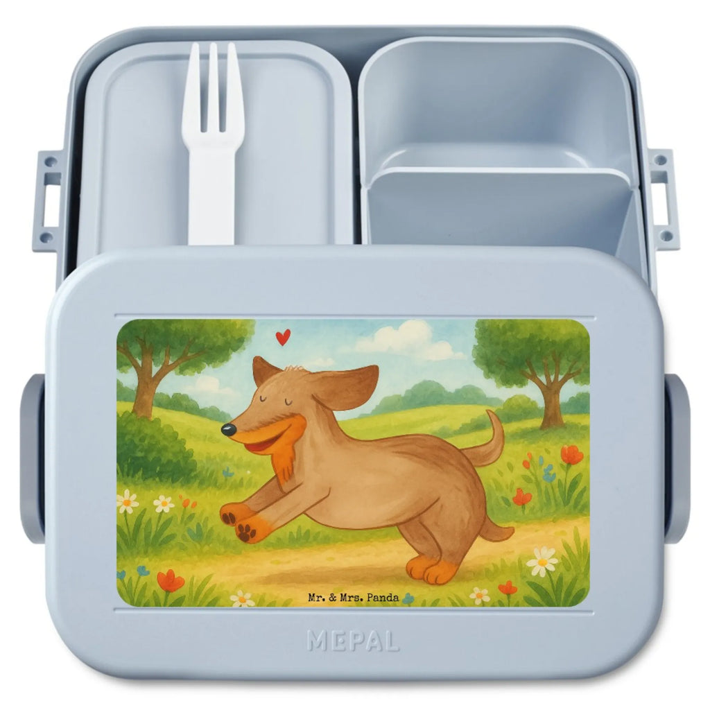 MEPAL Bentobox Hund Dackel Design Bentobox, Lunchbox, Brotdose, Hund, Hundemotiv, Haustier, Hunderasse, Tierliebhaber, Hundebesitzer, Sprüche, Hunde, Dachshund, Dackel, happy dog