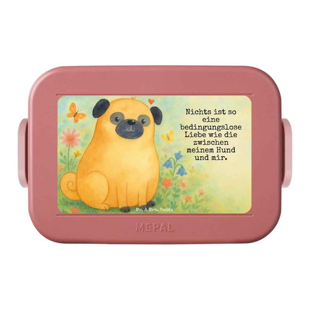 MEPAL Bentobox Mops Design Bentobox, Lunchbox, Brotdose, Hund, Hundemotiv, Haustier, Hunderasse, Tierliebhaber, Hundebesitzer, Sprüche, Mops, Liebe, Hundeliebe