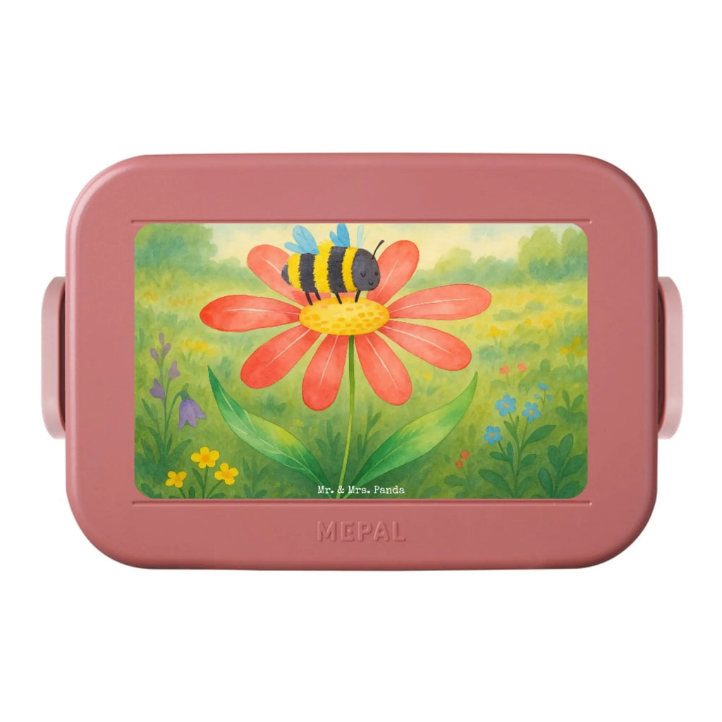 MEPAL Bentobox Hummel Blume Design Bentobox, Brotdose, Lunchbox, Tiermotive, Gute Laune, lustige Sprüche, Tiere, Wespe, Hummeln, Flauschig, Blume, Hummel, Biene, Natur, Feld