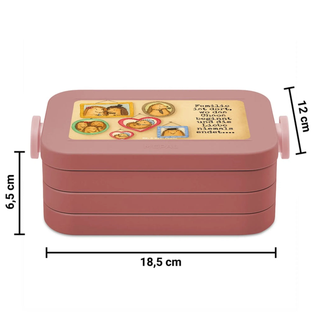 MEPAL Bentobox Igel Familie Design Brotdose, Lunchbox, Bentobox, Familie, Vatertag, Muttertag, Bruder, Schwester, Mama, Papa, Oma, Opa, Igel, Zusammenhalt, Glück, Liebe, Bilder